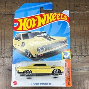 2021 Mattel Hot Wheels '64 Chevy Chevelle SS - Yellow Bundle 2/$15